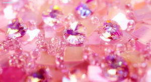 Cute Girly Crystals Wallpaper