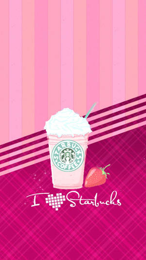 Cute Girly Phone Starbucks Wallpaper