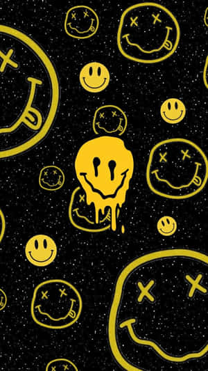 Cute Gothic Trippy Smiles Wallpaper