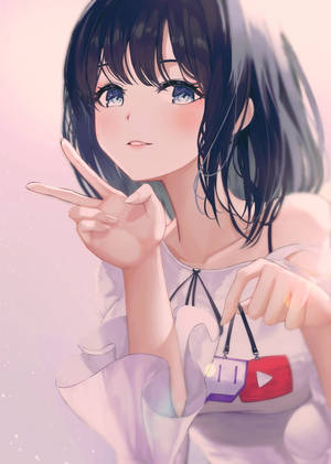Cute Kawaii Anime Twitch And Youtube Wallpaper