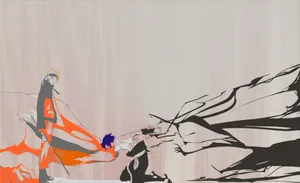 Cute Kurama Appears In The World Of Foxes Of Nine-tails Wallpaper