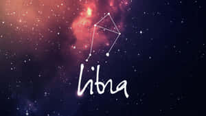 Cute Libra Constellation Galaxy Aesthetic Wallpaper