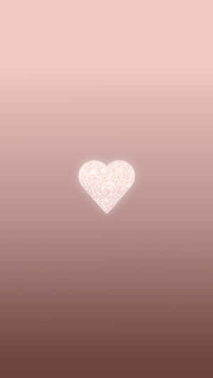 Cute Lock Screen Heart Glitters Wallpaper