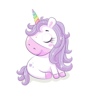 Cute Magical Unicorn Wallpaper