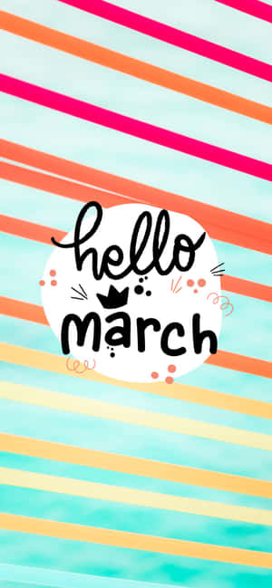 Cute March Lines Wallpaper