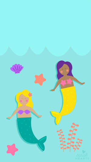 Cute Mermaid Friends