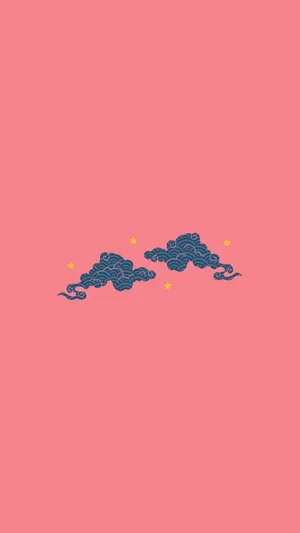 Cute Minimalist Cloud Wallpaper