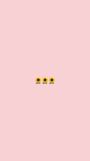 Cute Mobile Sunflower Wallpaper