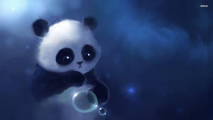 Cute Panda Ghost Wallpaper