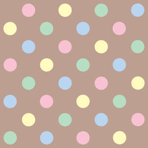 Cute Pastel Dots Wallpaper