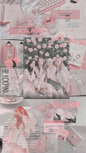 Cute Pink Blackpink Aesthetic Wallpaper