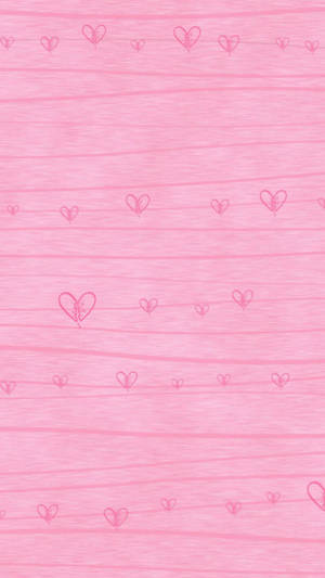 Cute Pink Broken Hearts Wallpaper