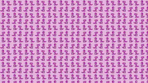 Cute Pink Dinosaur Tiny Pattern Art Wallpaper