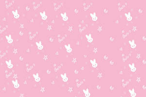 Cute Pink Doodle Wallpaper