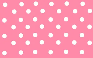 Cute Pink Dots Wallpaper