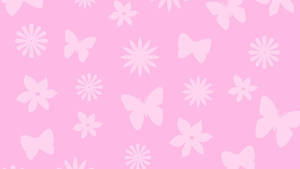 Cute Pink Girly Patterns Wallpaper