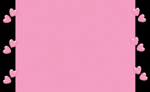 Cute Pink Hearts Wallpaper