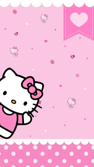 hello kitty hearts wallpaper