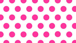 Cute Pink Polka Dots Wallpaper