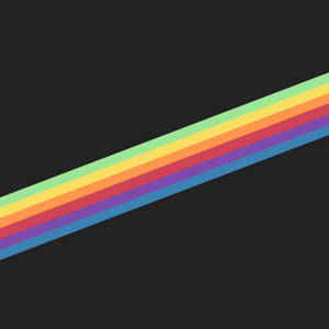 Cute Pride Diagonal Rainbow Art Wallpaper