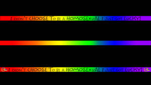 Cute Pride Strips Proud Words Wallpaper