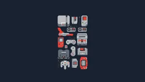 Cute Retro Gaming Wallpaper