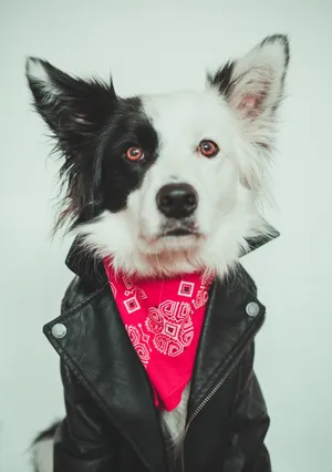 Cute Rockstar Dog Wallpaper