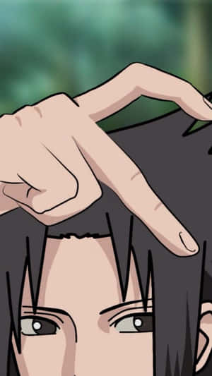 Cute Sasuke Looking Chipper Wallpaper