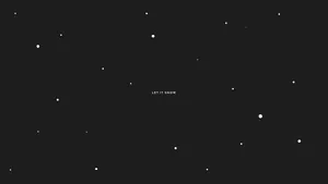 Cute Simple Aesthetic Let It Show Desktop Wallpaper