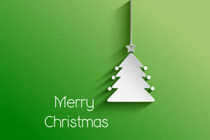 Cute Simple Christmas Card Wallpaper