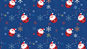 Cute Simple Christmas Pattern Wallpaper