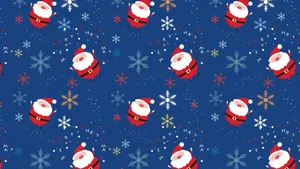 Cute Simple Christmas Pattern Wallpaper