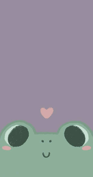 Cute Simple Frog Wallpaper