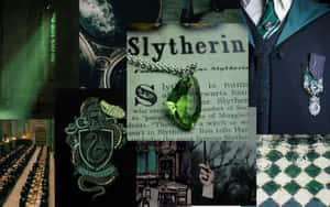 Cute Slytherin Green Stone Wallpaper