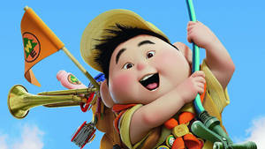 Cute Smile Russell From Up Wallpaper