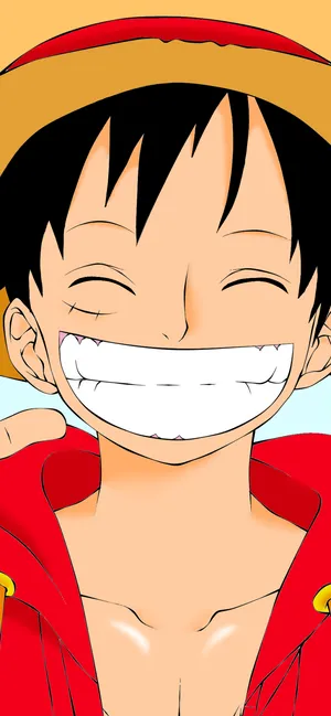 Cute Smiling Monkey D Luffy One Piece Luffy Iphone Wallpaper