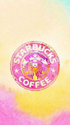 Cute Starbucks Logo Summer Color Wallpaper