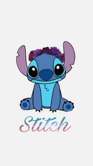 Cute Stitch Iphone X Cartoon Wallpaper