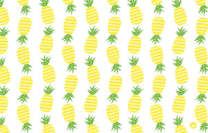 Cute Summer Desktop Pineapple Fruits Wallpaper