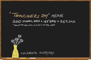 Cute Teachers Quote Wallpaper