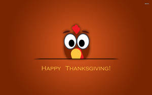 Cute Thanksgiving Rooster Head Wallpaper