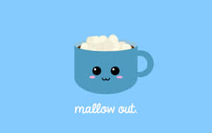 Cute Things Mug With Marshmallows Wallpaper