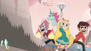 Cute Unicorn Of The Star Vs The Forces Of Evil Wallpaper