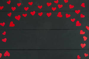 Cute Valentine's Day Heart Arch Wallpaper
