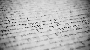 Cute Writing In Vignette Wallpaper