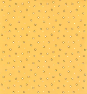 Cute Yellow Flower Graphic Pattern Wallpaper