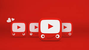Cute Youtube Kids Logo Wallpaper