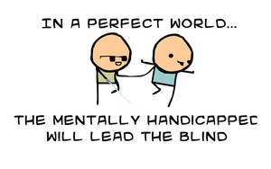 Cyanide And Happiness Handicapped Wallpaper