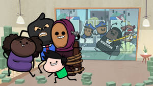 Cyanide And Happiness Hostage Taking Wallpaper