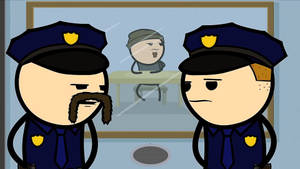 Cyanide And Happiness Interrogation Wallpaper